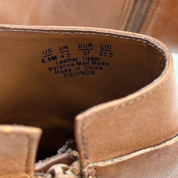 Carlos Santana Women's Equinox Booties Tan Leather Size 6.5M - Picture 11 of 11